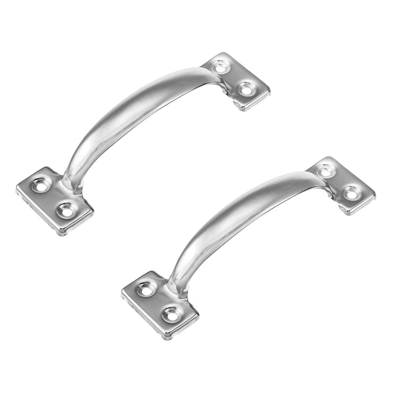 V171 6-1/2" Gate Handle, Screen Door Handle in Stainless Steel Color- 2 Pack 2 Pack Stainless Steel