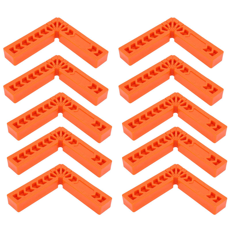 FTVOGUE 10Pcs 90 Degree Right‑Angle Auxiliary Positioner Engineering Plastics Angle Ruler Holder Woodworking Tool Positioning for Woodworking,