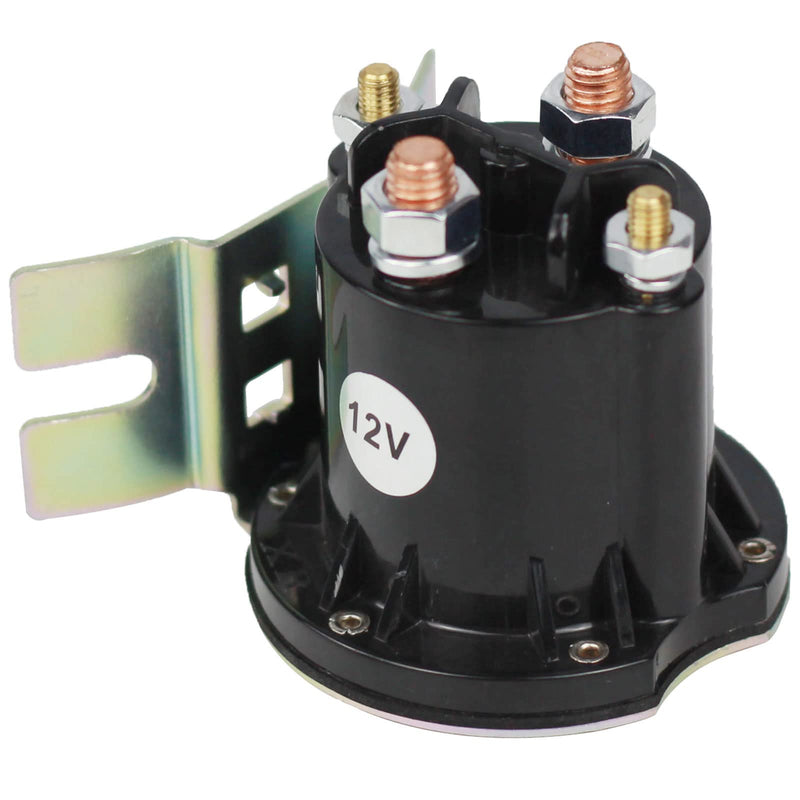 Starter Solenoid Switch Relay 4 Terminal Current 150A Max 800A Replacement for Trom-Betta 684-1251-212 684-1261-212 PowerSeal DC Contactor w/L-Bracket 684-1261-212 Solenoid