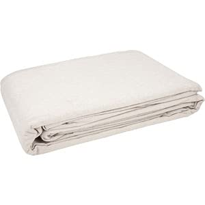 Premium Cotton Canvas Drop Cloth - 8 oz, 4x5 ft - Perfect for Painting, Furniture & Floor Protection 4x5 (4x5)