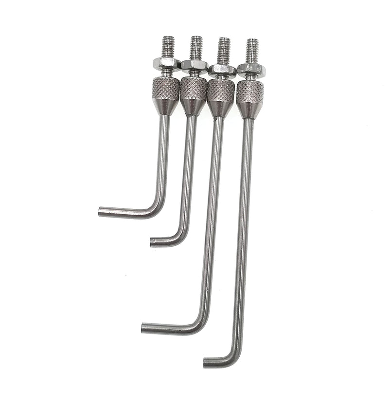 SUXING L Type Contact Points for Dial Indicators M2.5 Thread Shank(A Set)