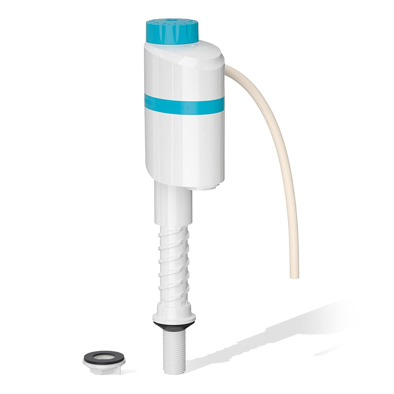 Upgrade Your Toilet with SAMODRA Silent Toilet Fill Valve, Water-Saving Flush Valve Replacement Kit - Installs in Minutes! White 1 Pack