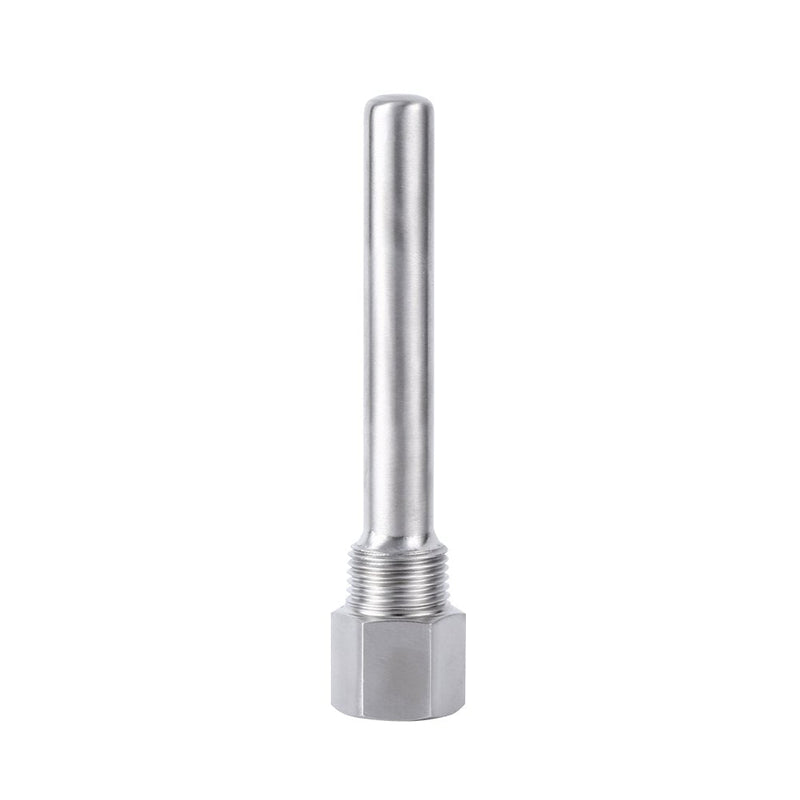 1/2 inch NPT Thermowell, Stainless Steel Thermowell Weldless Temperature Sensors for Beer fermenter Homebrew Boiler