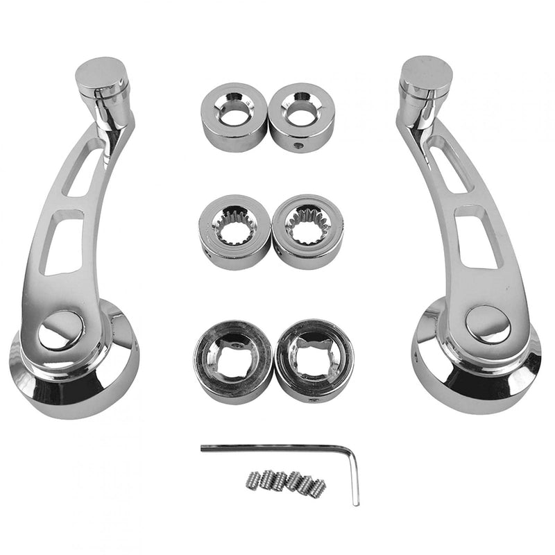 for window crank handle Yctze window crank handles for 68 truck window crank 1981 ck10 1988 3500 dually crank billet aluminum window crank for 87 c10 wind, 2PCS Car Auto