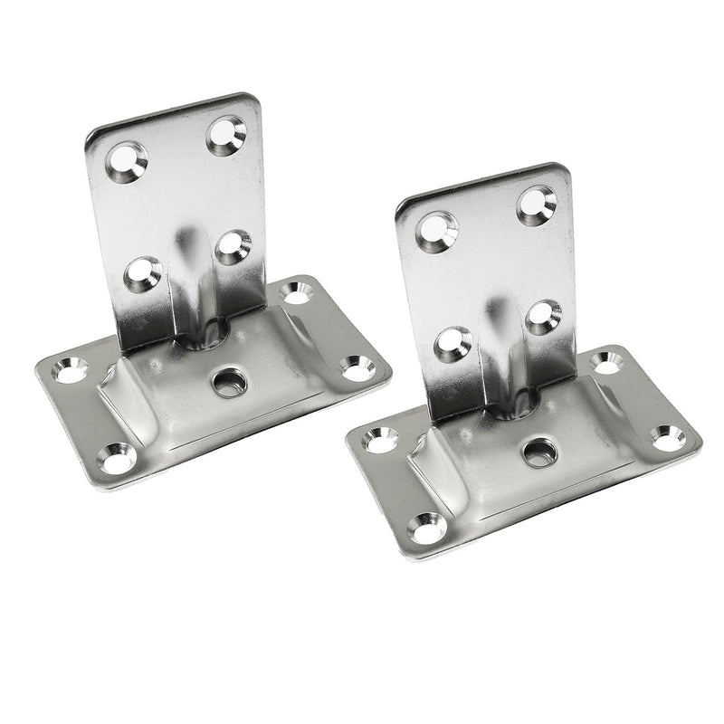 RLECS Table Bracket 2 Sets Stainless Steel Removable Table Support Rod