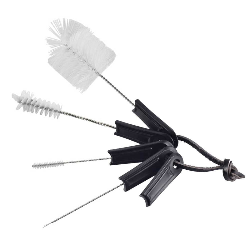 Espresso Brush Machine Cleaning Brush - CAFEMASY 5pcs Coffee Machine Cleaning Brush Pack Barista Tools for Cleaning Espresso Machine Group Head Steam Wand Milk Frother Drip Tray Coffee Mug