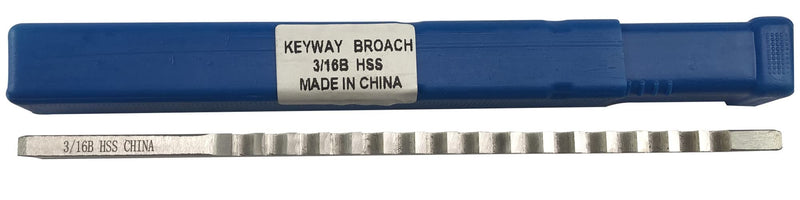Keyway Broach B1-3/16 Inch Sized High Speed Steel for CNC Cutting Machine Tool B1-3/16inch