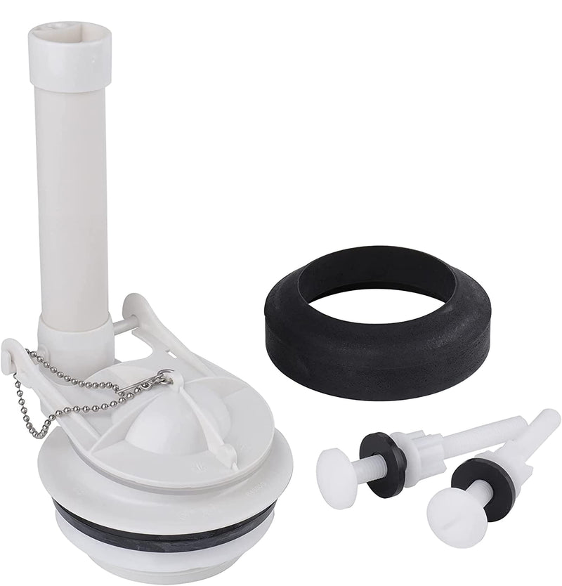 3-Inch Flush Valve Replacement Kit With Gasket and Bolts - Compatible With American Standard 738921-100.0070A Two-Piece Toilet for 3-inch drain holes
