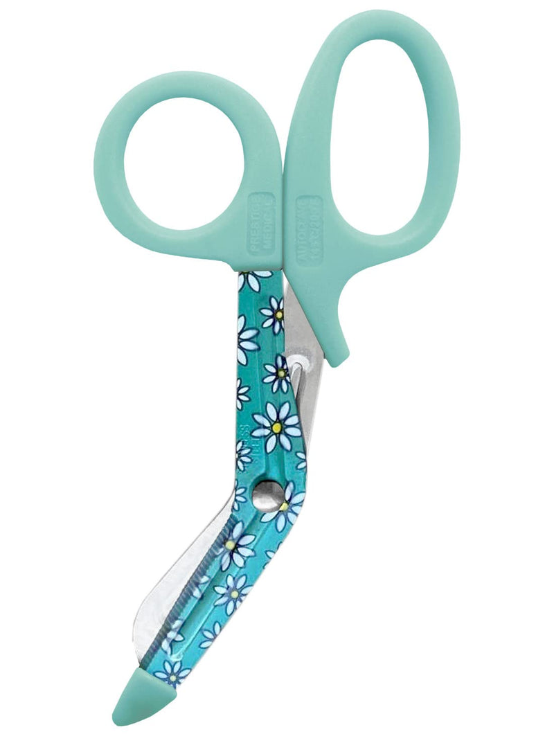 Prestige Medical 5.5" StyleMate Utility Scissor, Daisies Aqua Sea 5.5"