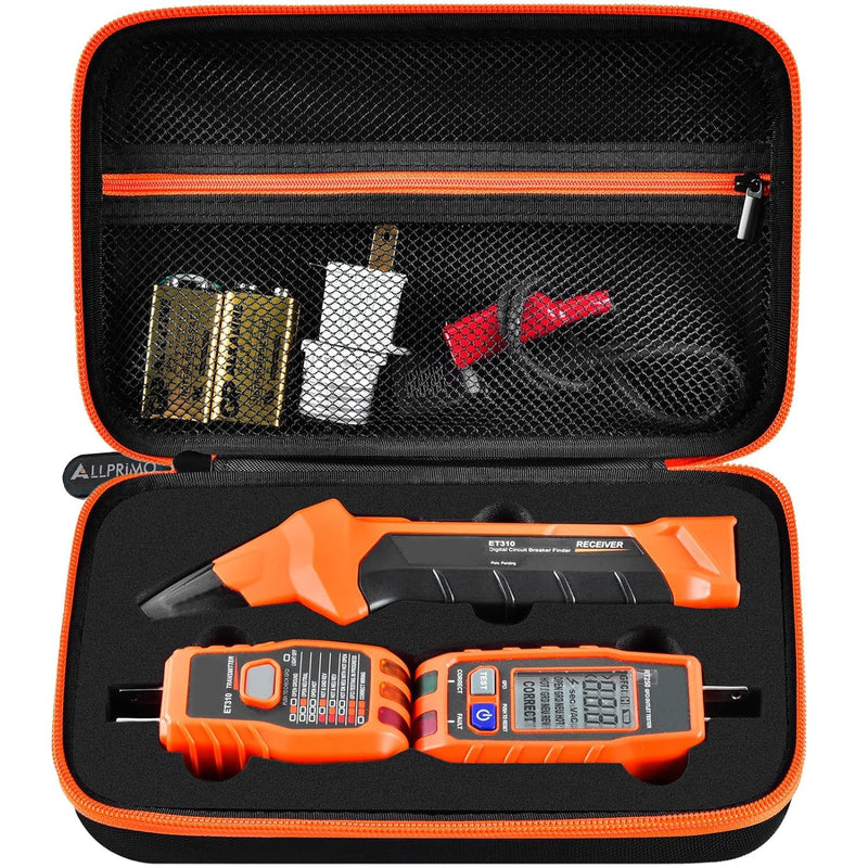Storage Case for Klein Circuit Breaker Finder, Outlet Repair Kit & GFCI Tester - Box Only Black