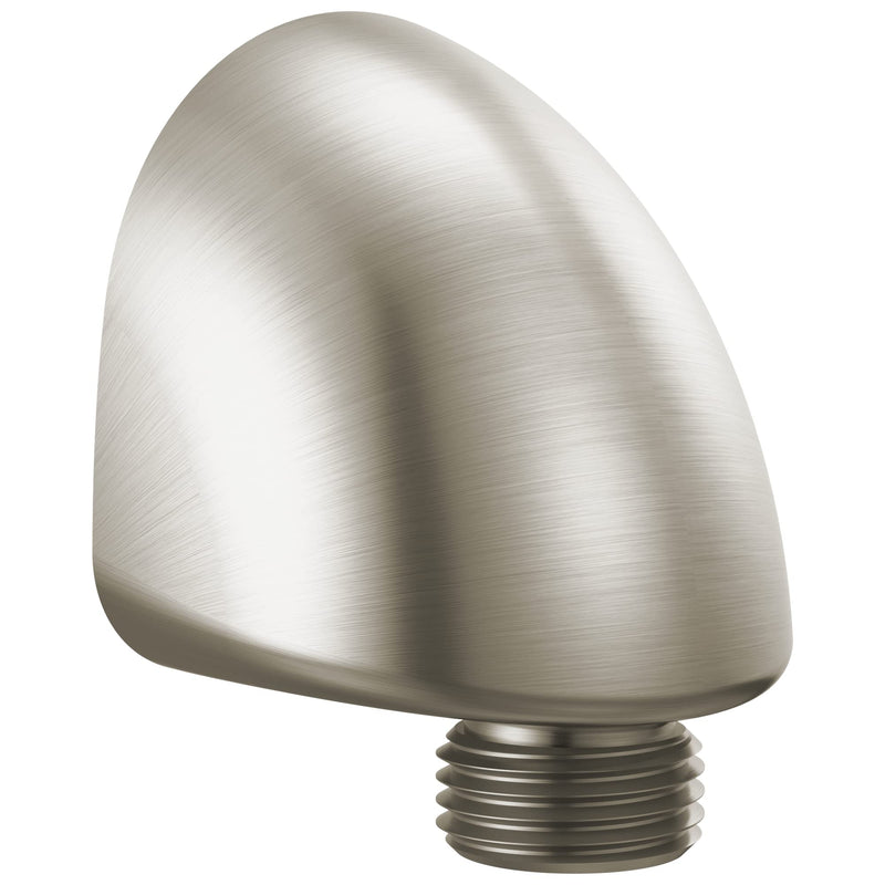 Delta Faucet Wall Supply Elbow for Hand Held Shower Brushed Nickel, Wall Union Water Supply, Wall Elbow for Hand Shower, Brushed Nickel Shower Wall Union, Lumicoat Stainless 556-SS-PR With Lumicoat