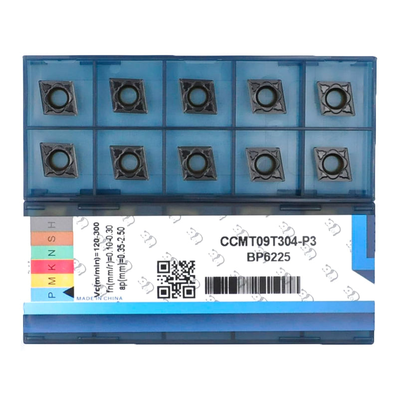 CNC Carbide Inserts CCMT 32.51 Ccmt09t304-MD for Metal Cutting Steel, Semi-Finishing chipbreaker for Turning Cutter, 10 PCS. - NewNest Australia