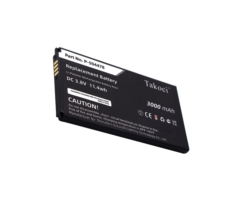 Replacement Battery for ADT Command Secondary Color Touchscreen Keypad,fits P-504478 2800mAh 3.8V