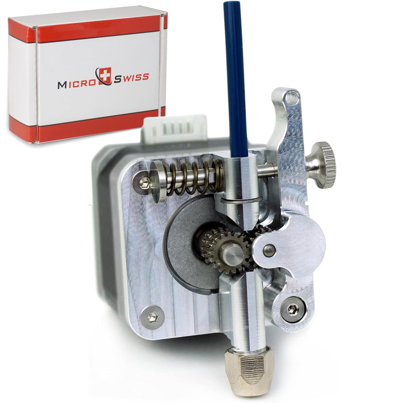 Microswiss Bowden Dual Gear Extruder Compatible with Creality Ender, CR10, CR-10 Pro, CR-10S, CR6-SE, Tornado