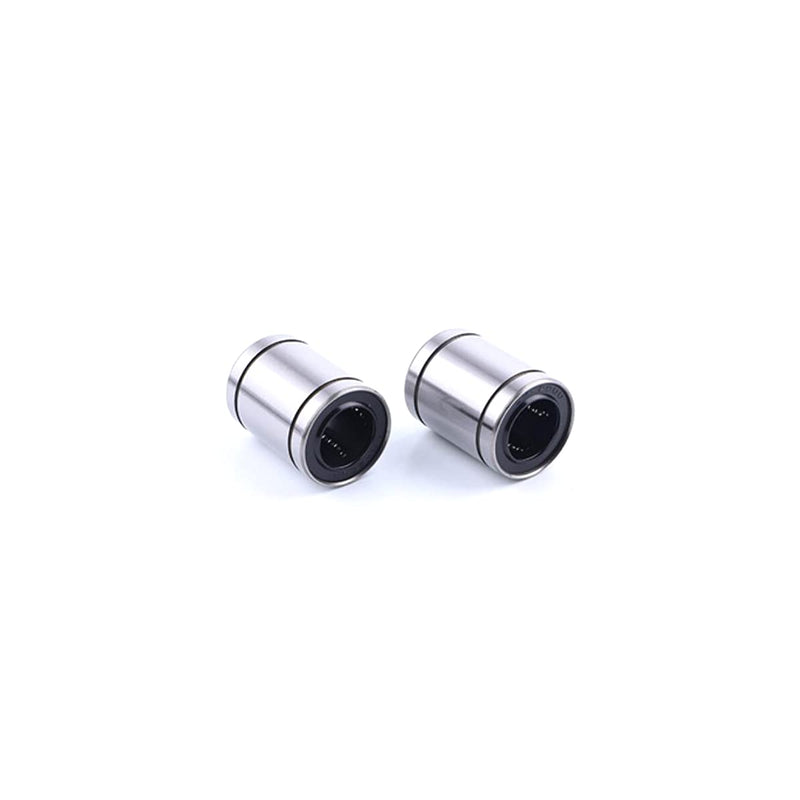 LM25UU Linear Ball Bearing, Bore Dia 25 mm, OD 40 mm, Width 59 mm, Used for Mechanical Sliding Tables, CNC Machine Tools, 3D Printers, Silver 2pcs 25x40x59mm 2