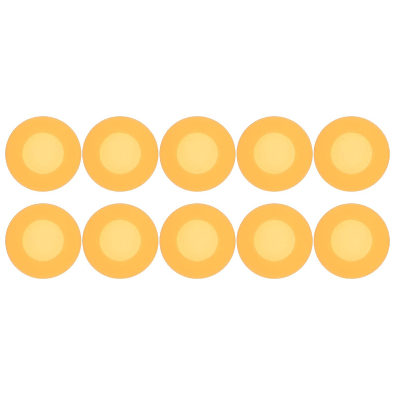 Baluue 10pcs Head Covers, Spare Parts Replacement Parts Silicone Cover for Hospital Doctor Nurse Orange 4.5X4.5CM