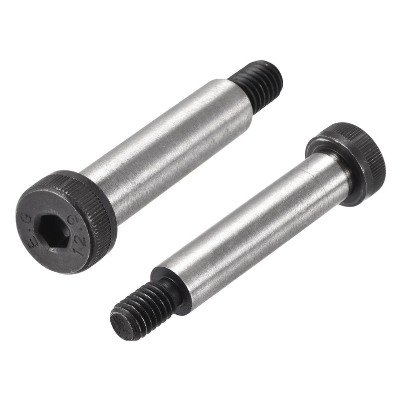 uxcell Alloy Steel Hexagon Socket Head Shoulder Screws Bolts, 2" Shoulder Length, 1/2" Shoulder Dia, 3/8-16 Thread, 2pcs 2" x 1/2"