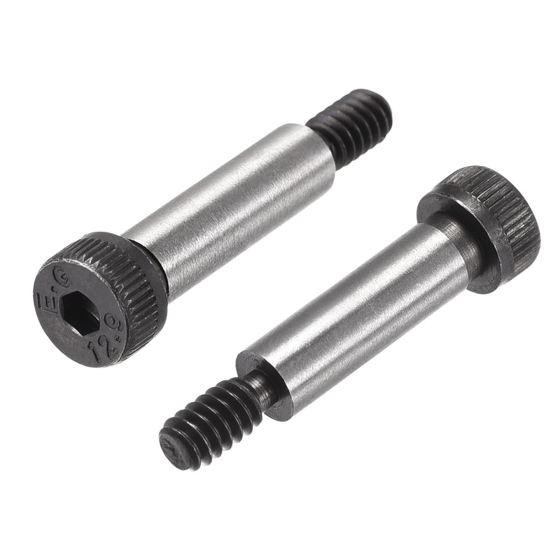 uxcell Alloy Steel Hexagon Socket Head Shoulder Screws Bolts, 3/4" Shoulder Length, 1/4" Shoulder Dia, #10-24 Thread, 6pcs 3/4" x 1/4"