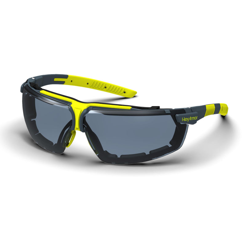 HexArmor VS300 Safety Glasses with Adjustable Side Arms Z87+ for Men and Women Single Variomatic