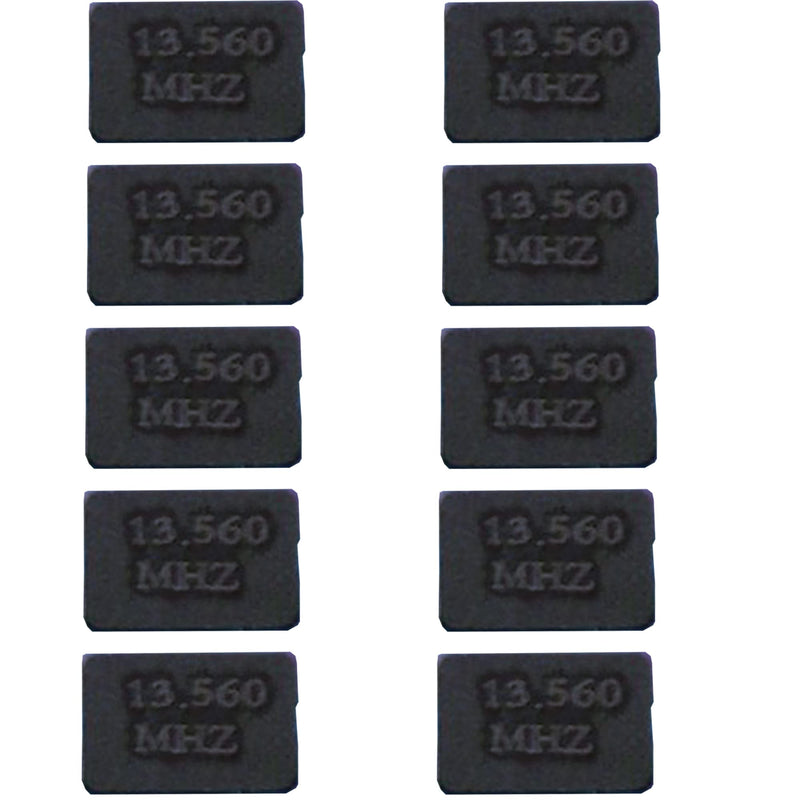 whiteeeen 10pcs SMD 5032 2P 13.560MHZ 13.560M Ceramic Crystal