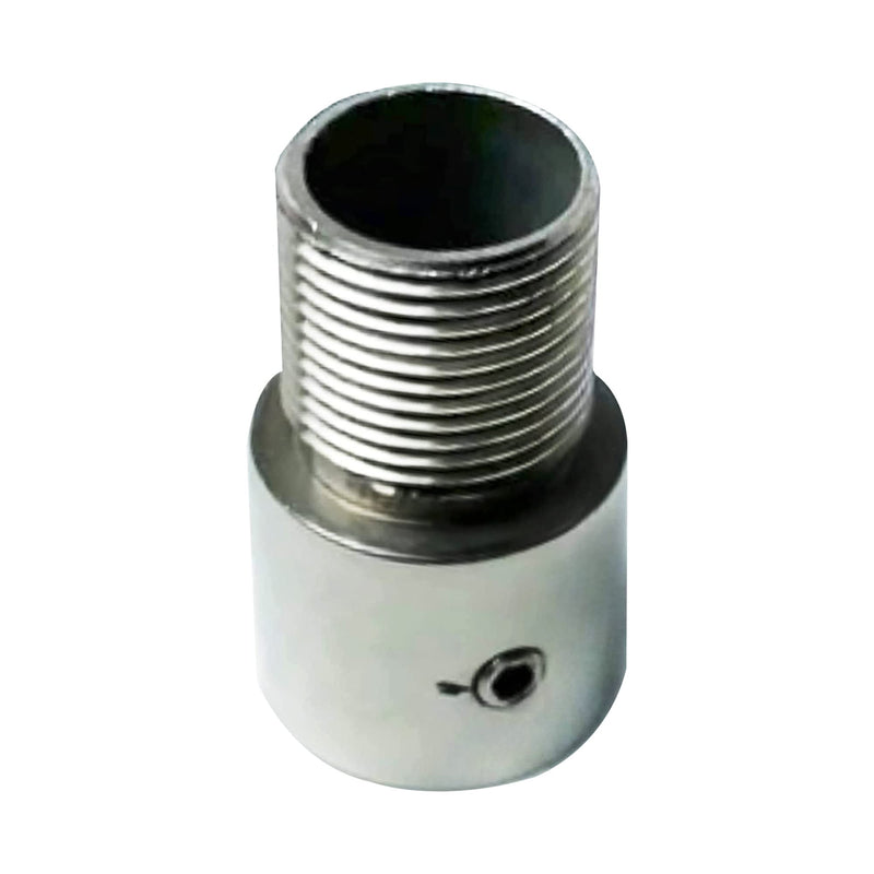 Marine City Mount Antenna Base 1-Inch Tube – 304 Stainless Steel, Corrosion-Resistant, Polished Finish for Boats, Yachts & Kayaks (Pack of 1)