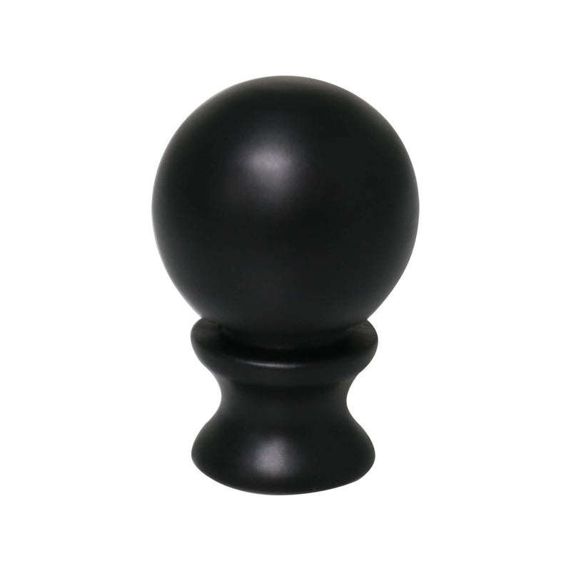 1-1/2 Inch Lamp Finial Oil Rubbed Black Steel Ball Knob Lamp Shade Finial Lamp Shades Finials Cap Knob Lamp Decoration for Lamp Harp Holder