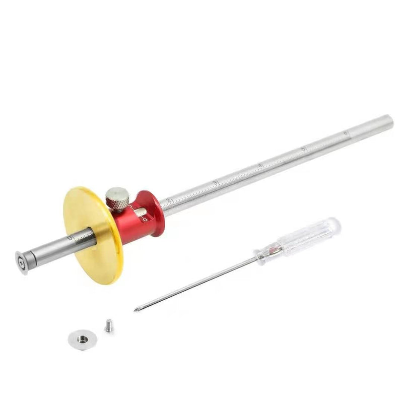 YOSELIN Wheel Marking Gauge,2 Wheel Cutter,Orking Gauges,Marking Guide Wood Marking Knife Woodworking Scribing Tools Dovetail Guide Woodworking Marking Tools,Imperial Scales. Red