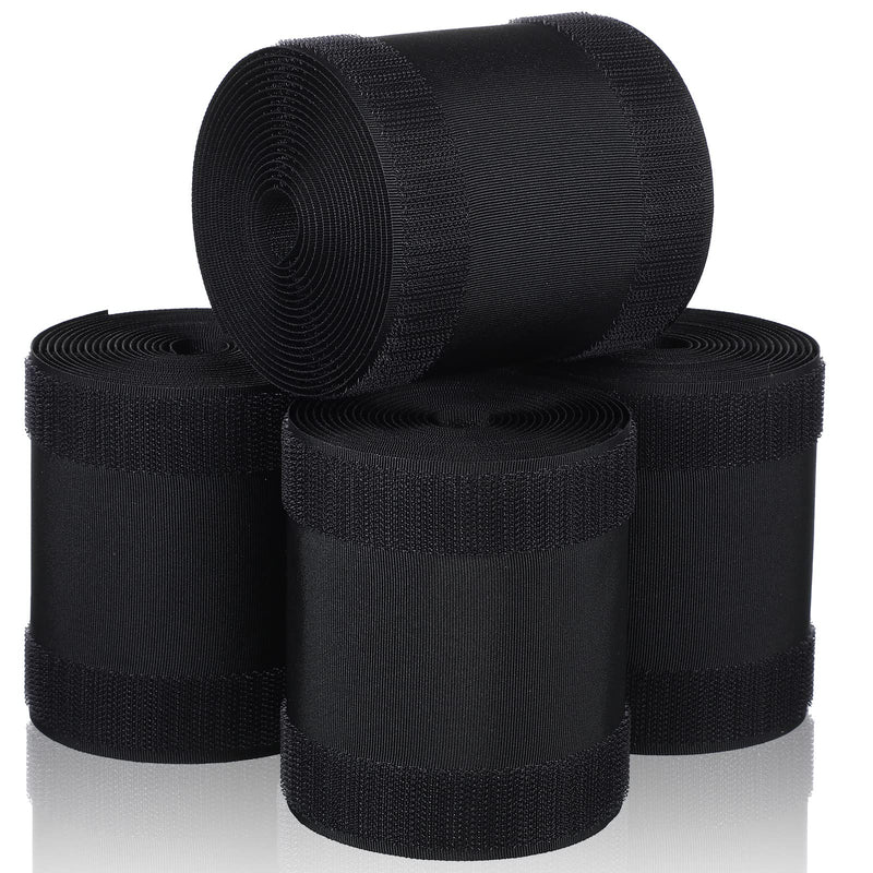 WILLBOND Carpet Cord Cover Cable Grip Floor Cover Cable Protector Management Only for Commercial Office Carpet(Black,39.37 ft) 39.37 ft Black