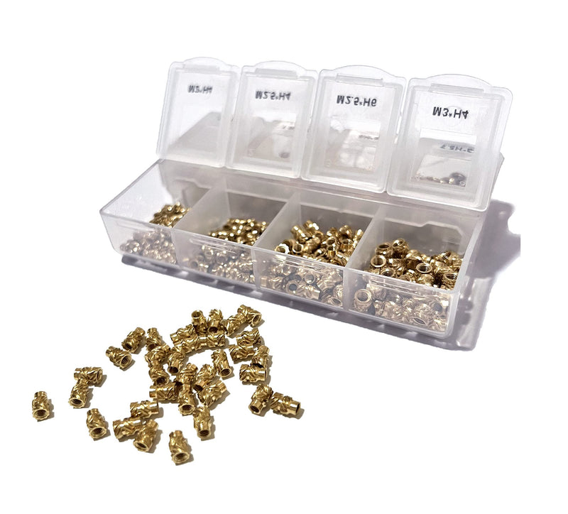 M3 M4 M5 Threaded Inserts for Plastic 3D Printing Heat Set Insert Kit 145pcs M3 M4 M5 Kit 145