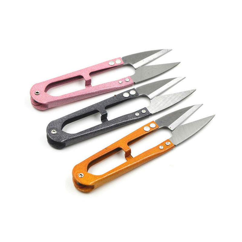 3 Pack 4.1Inch Bonsai Pruning Scissors, Bud And Leaves Trimmer Yarn Thread Cutter Snips Trimming Supplies, Garden Plants, Gardening Clippers Flower, Stainless Steel Pruners Trimmers