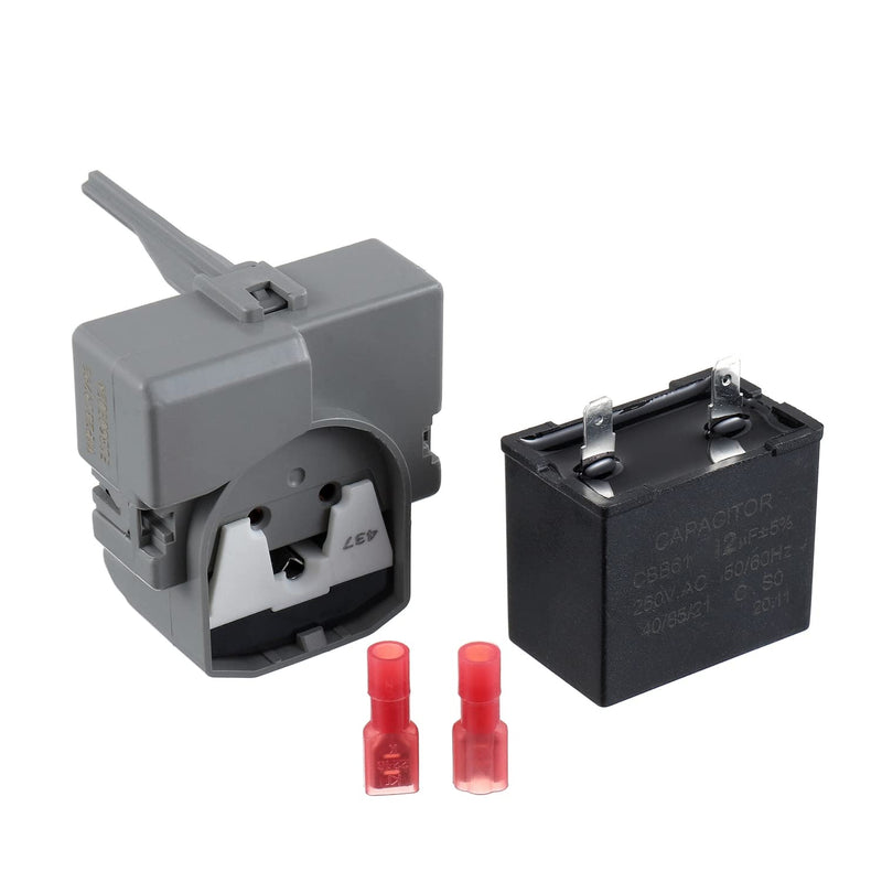 2319792 W10197428 W10189190 Refrigerator Starter TSD2 Compressor Relay W10662129 Capacitor Overload Refrigerator Freezer Suitable W10197428 241527803 241941003 2255198 PS11740412