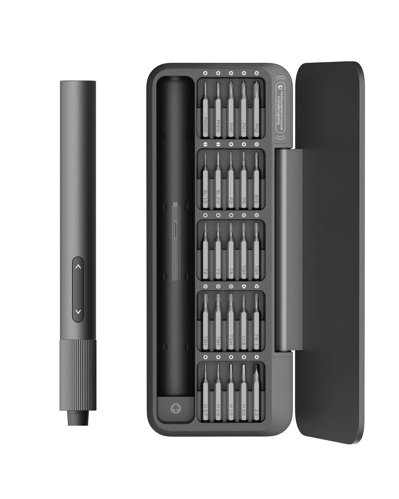 HOTO Electric Precision Screwdriver Set, 25 in 1 Magnetic Small Screwdriver Set, Mini Electric Screwdriver Set for Eyeglasses, Electronics, Watches, Phones, Laptops, Cameras Repair Kit