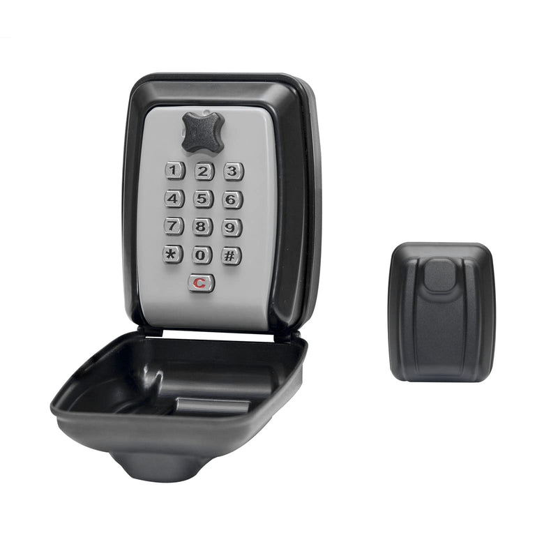 Key Lock Box, Wall Mounted Key Storage Box with 9 Digit Keyboard Resettable Code, Large Capacity, Rustproof Waterproof Security Lock Box for Home, Warehouse, Outdoor Normal - NewNest Australia