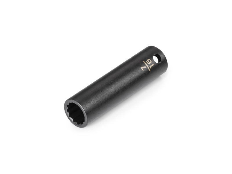 TEKTON 3/8 Inch Drive x 7/16 Inch Deep 12-Point Impact Socket | SID13211 7/16 in.