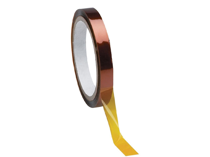 Caplugs 22-4000 – 22-SH Series – 1 Mil Thick Amber Polyimide Tape, 1 Roll, Width 4" x Length 36 Yds, High Temp Electronics Coating Up to 500° F (260° C), Solder Masks for Circuit Boards (SH-10358)