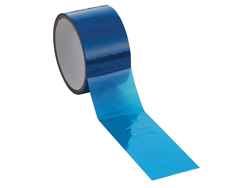 Caplugs PC90-5500 – PC90-SH Series – 1 Mil Thick Blue Polyester Tape, 1 Roll, 5-1/2" W x 72 Yds L, 2 Mil Silicone Adhesive, High Temperature Masking, Powder Coating, E-Coating, Anodizing (SH-47945)