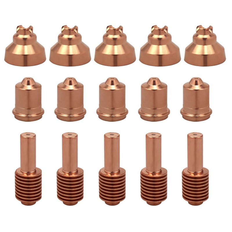 420116 Shield 5pcs & 420118 Nozzles 5pcs & 420120 Electrodes 5pcs Fit 30XP Cutting Torch Plasma Consumables