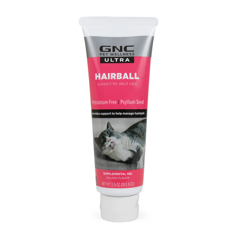 GNC Pets Ultra Cat Gel Supplements - Cat Vitamins and Supplements, Hairball Supplement Gel for Cats, Multivitamin Supplement Gel, Cat Daily Supplement, Pet Supplements for Cat Health 3.5 oz Hairball Control - PawsPlanet Australia