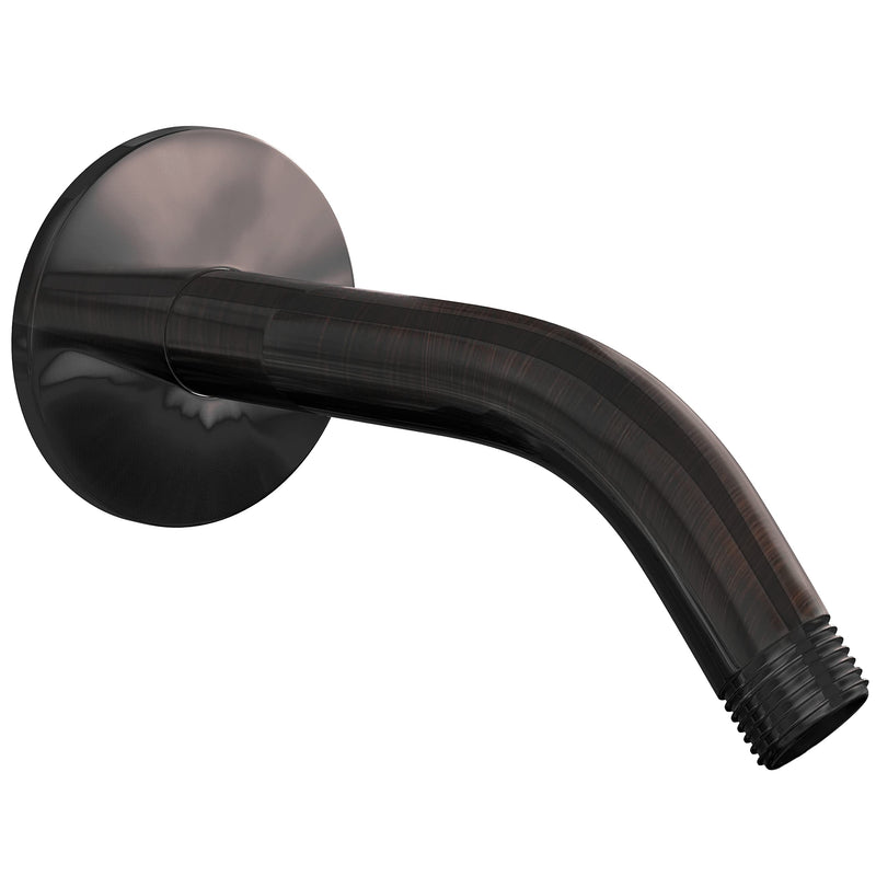 SparkPod 6 Inch Shower Arm with Flange - Solid Stainless Steel Shower Head Extension Arm - Wall-Mounted for Fixed & Handheld Showerheads - Teflon Tape Included (Standard 6", Vintage Oil-Rubbed Bronze) 6" Shower Arm Vintage Oil-Rubbed Bronze - 6 Inch