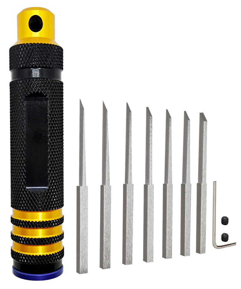Model Chisel with 0.1/0.2/0.4/0.6/0.8/1.0/2.0mm Blade Resin Carved Scribe line Modeling Scriber