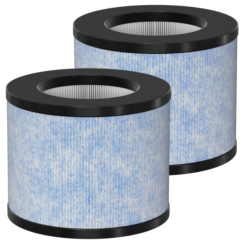 C102 MA-01CW True HEPA Replacement Filter Compatible with Miko Ibuki C102 Air Cleaner Purifier and Okaysou AirMic4S, True HEPA Filter Set, 2 Pack 1