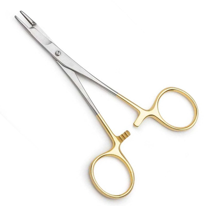 Olsen Hegar Needle Holder, Professional Medical Surgical Holders Tungsten Carbide Inserts, 4.5 Inch