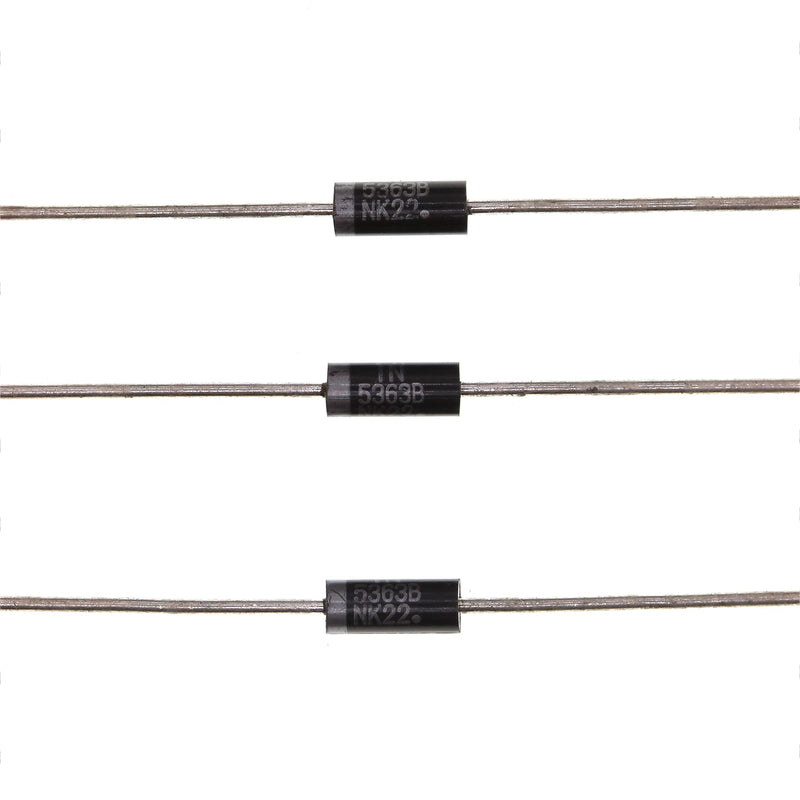 10PCS 1N5363B 1N5363 Power Zener Diode 5W 30V DO-15(CASE17-02) Axial Diodes 5 Watt 30 Volt 1N5363B (5W 30V) 10