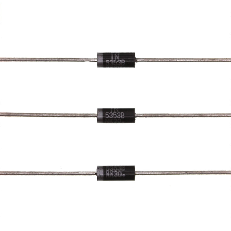 10PCS 1N5353B 1N5353 Power Zener Diode 5W 16V DO-15(CASE17-02) Axial Diodes 5 Watt 16 Volt 1N5353B (5W 16V) 10