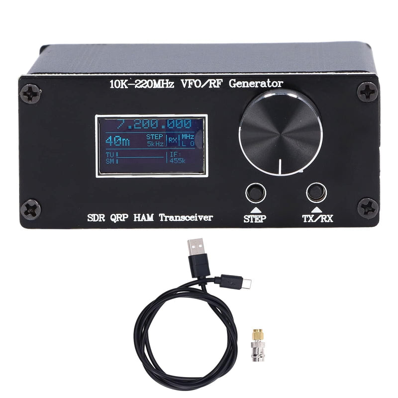 Mobile SDR QRP HF Transceiver VFO Functional Generator with USB Cable 10K‑220MHz
