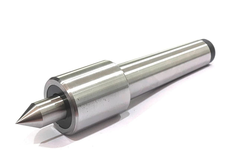Small Slim Body Precision revolving Live Center for Conventional Lathe Machines Under 10 Micron Run-Out & 1500-1800 RPM (MT2) MT2