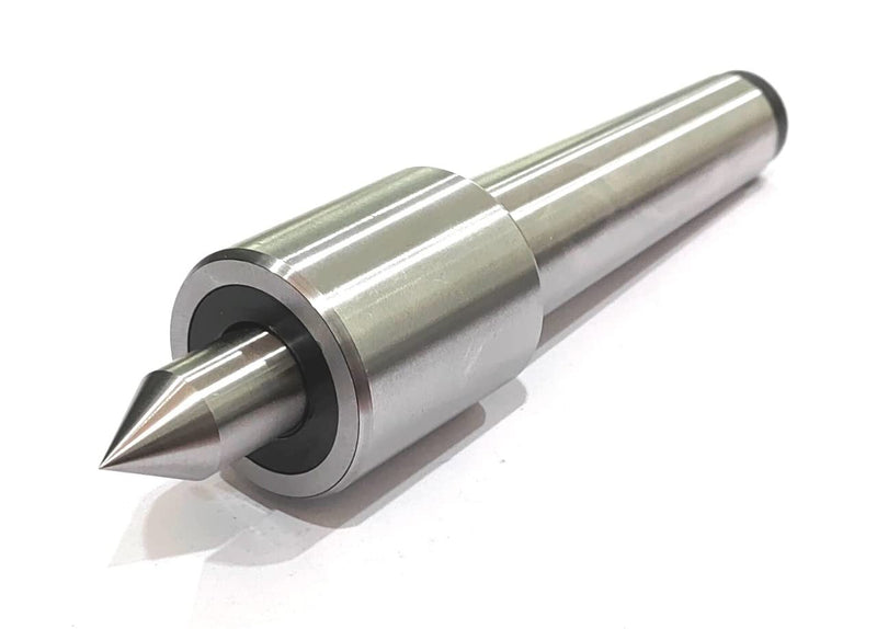 Small Slim Body Precision Revolving Live Center for Conventional Lathe Machines Under 10 Micron Run-Out & 1500-1800 RPM (MT3) MT3