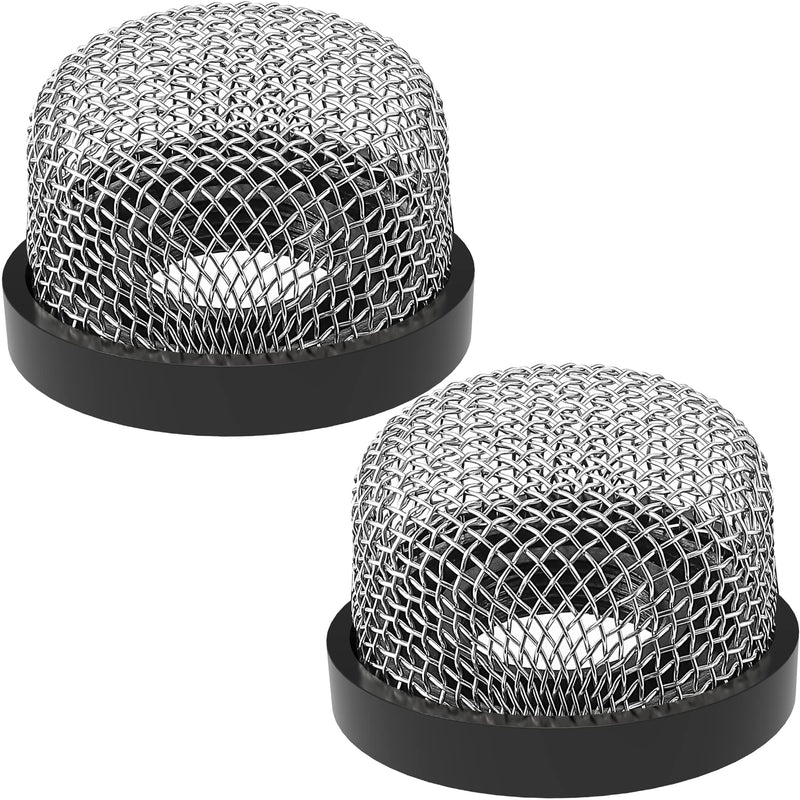 Saillong Stainless Steel Mesh Strainer ¾ Inch -14, Aerator Screen Strainer Stainless Mesh Compatible with Livewell Pump, MA-023 Screw on Strainer Industrial Plumbing Inline Strainers (2 Pcs) 2