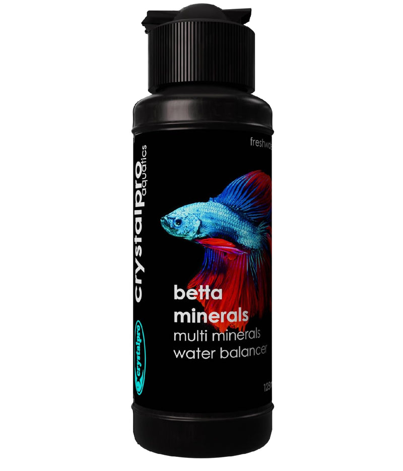 Betta Minerals for Betta Fish Health - Reduces Stress - Boosts Protective Coat - Aquarium Mineralizer (4.2 Oz (125ml)) 4.2 Oz (125ml)