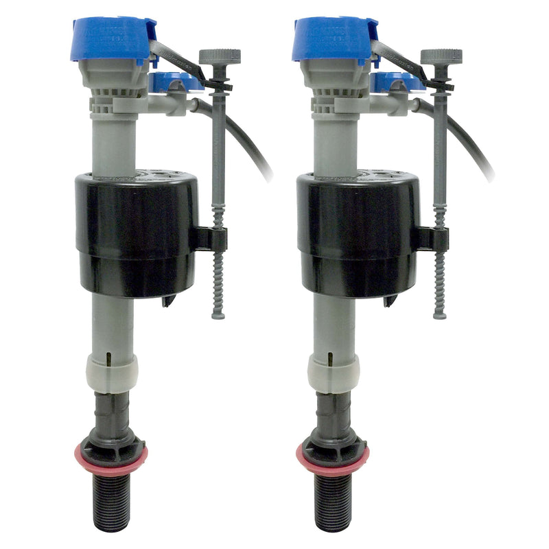 Fluidmaster 400H-5003 Performax Universal Toilet Fill Valve with Tank and Bowl Water Control 2-Pack, Blue 2- Pack